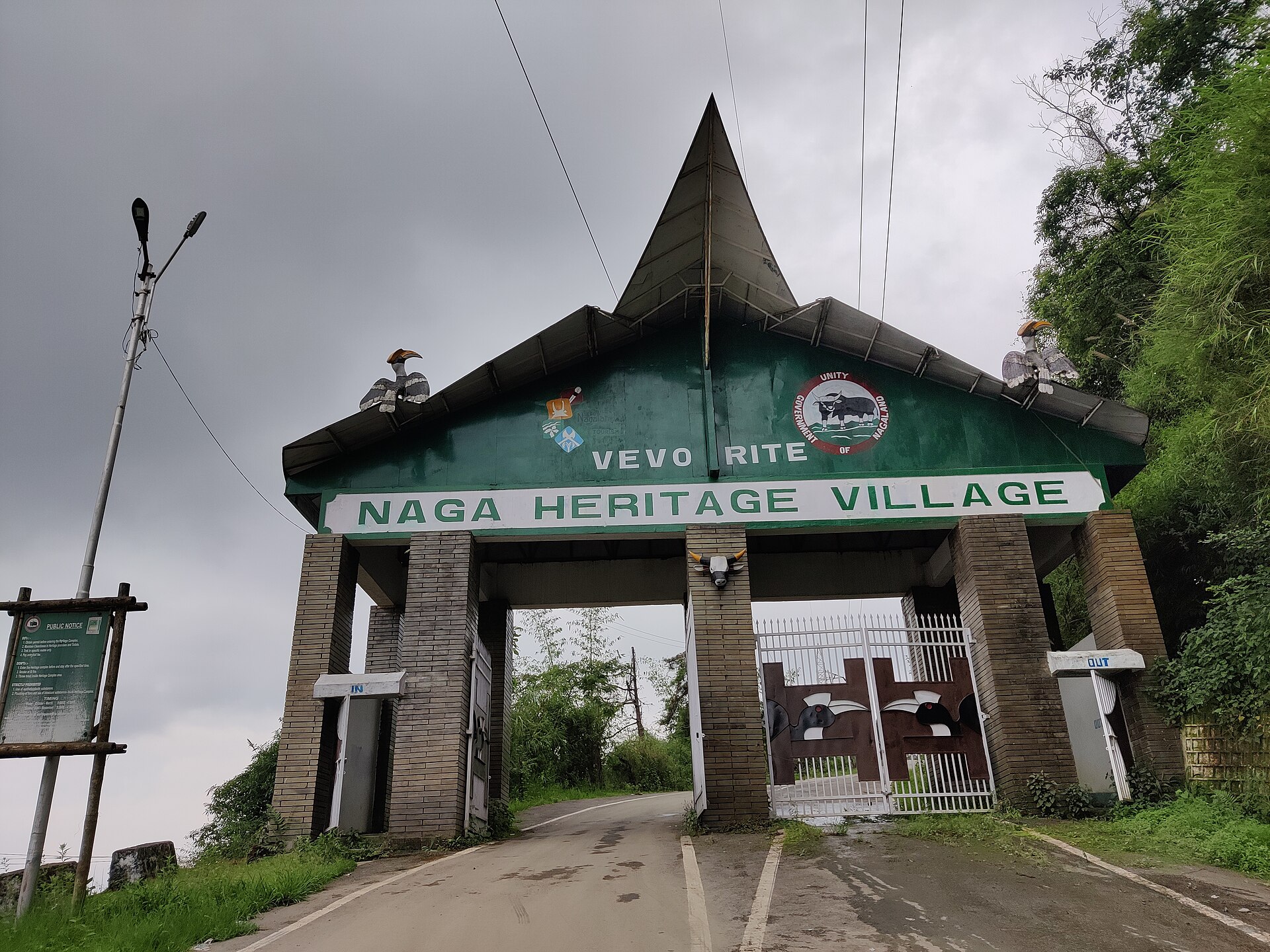 Traditional Sumi village in Zünheboto District